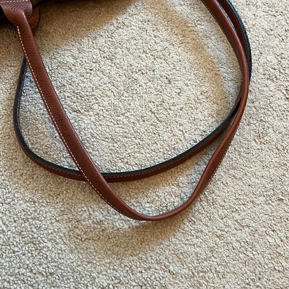 Longchamp large tote green/brown - Picture 7 of 9